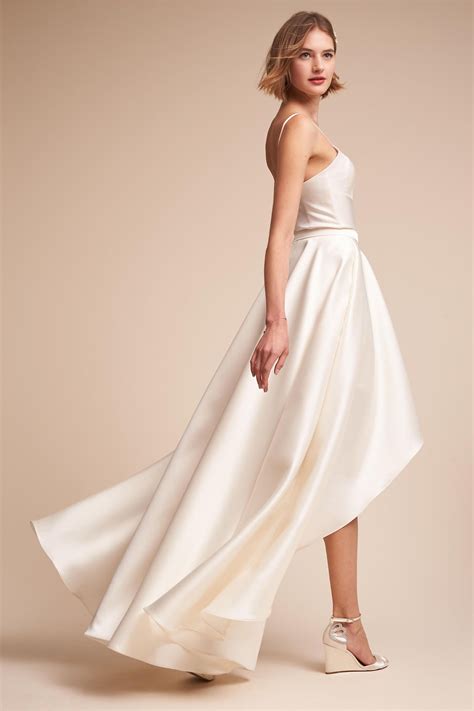 Jewel Bodysuit & Zelda Skirt in Bride | BHLDN