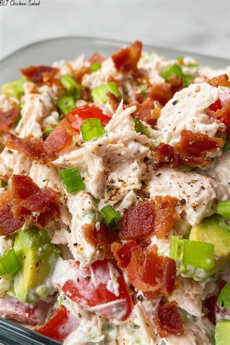 BLT Chicken Salad | JustWorthi