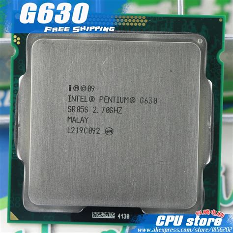 Free Shipping Intel Pentium G630 3M Cache 2.7 GHz L3=3M LGA 1155 TDP ...