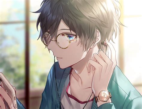 anime guy  glasses  coolest anime characters  wear glasses
