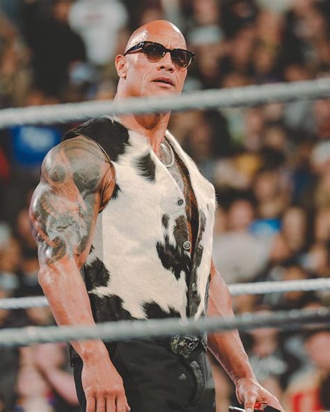 Dwayne Johnson WWE Raw 2024 Cow Vest | Free Shipping