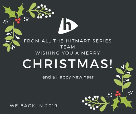 Hitmart Series — We’re going on vacation, thanks to everyone for...
