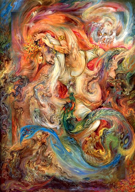 Mahmoud Farshchian -Miniature | Persian art painting, Art, Persian ...