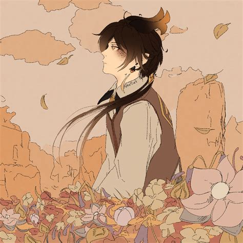 (A bit late ) Zhongli birthday art : r/Genshin_Impact
