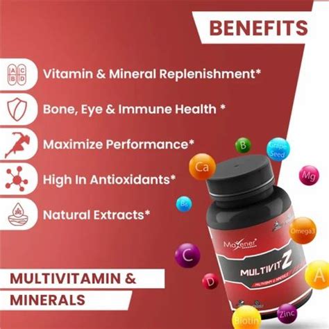 Multivitz Multivitamins Tablet, Pack of 60 at ₹ 500/bottle in Indore ...