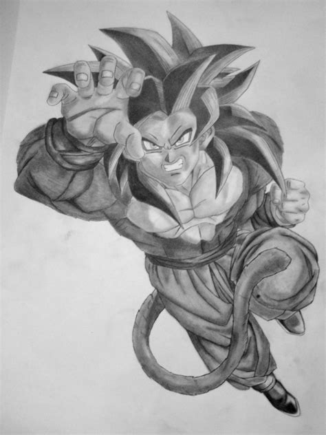 Goku Pencil Sketch at PaintingValley.com | Explore collection of Goku ...