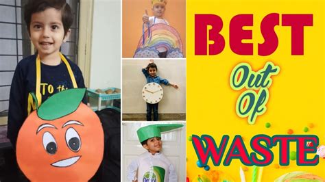 fancy dress costume kids diy easy handmade   waste fancy