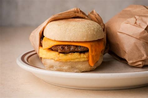 Maple Sausage Frozen Breakfast Sandwiches - Whisper of Yum