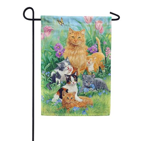 Grey Cat Garden Flags | Free Shipping On All Grey Cat Garden Flags ...