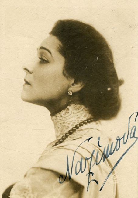 Alla Nazimova Society » Autographed profile portrait of Alla Nazimova ...