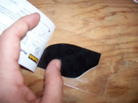 DIY flip up eyepatch! Step by step (pics) | Archery Talk Forum