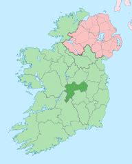 Image: Island of Ireland location map Offaly