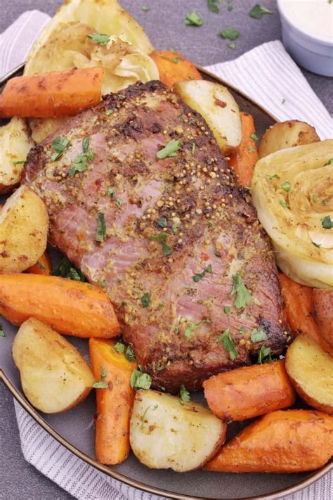 Roasted Corned Beef and Cabbage - Camila Made