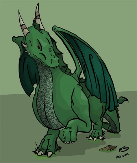 greem dragon by electronic-fox on DeviantArt