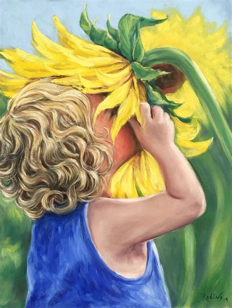 Pin by .. on منشورات من خلالك | Sunflower painting, Art painting ...