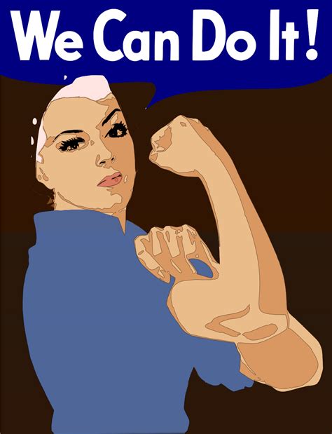 We Can Do It vector poster | Public domain vectors