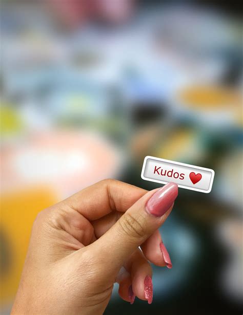 AO3 Kudos Sticker Modern Decal for Laptops, Journals, and Planners ...