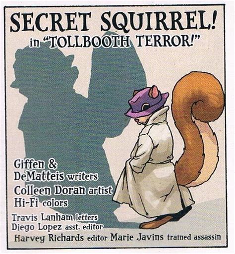 Secret Squirrel! Secret Squirrel, Lanham, Doran, Harvey, Diego, Writer ...