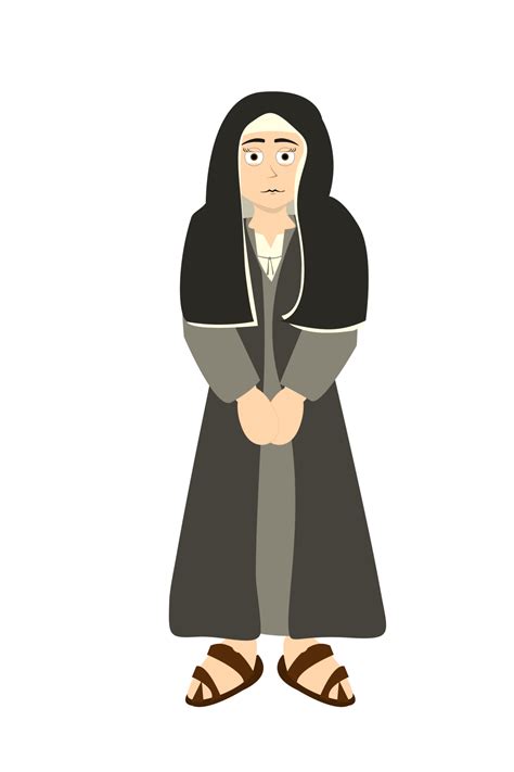 dibujos animados Biblia personaje - María magdalena 26795195 PNG