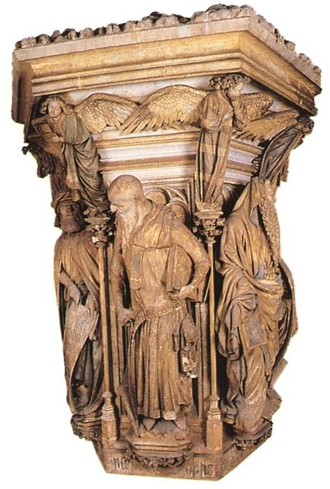 Claus Sluter, Well of Moses 1395-1406 Stone, height: 183 cm Musée ...
