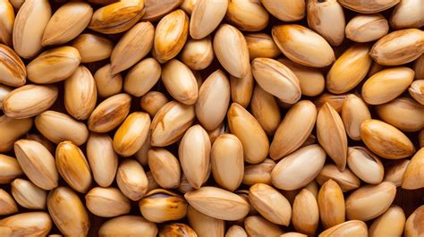 macro shot  pine nut  shell capturing  intricate texture