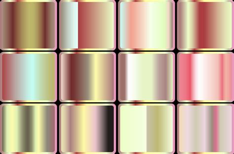 Golden color Gradient 11438061 Vector Art at Vecteezy