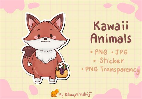 Kawaii FOX Graphic by PetanquePlatong · Creative Fabrica