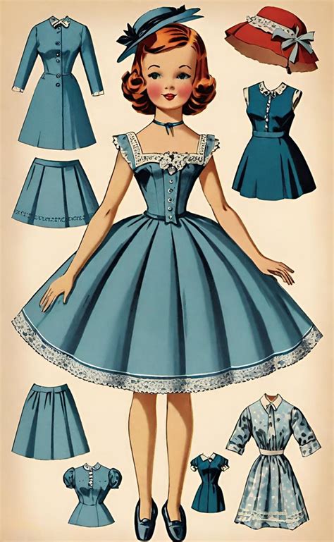vintage paper doll  stock photo public domain pictures