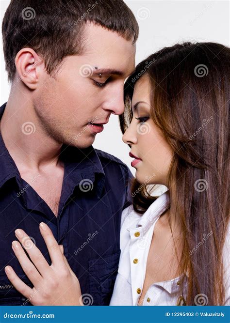 Portrait of Beautiful Sexual Couple Stock Image - Image of lover, flirt