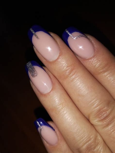 Синий френч | Nails, Beauty