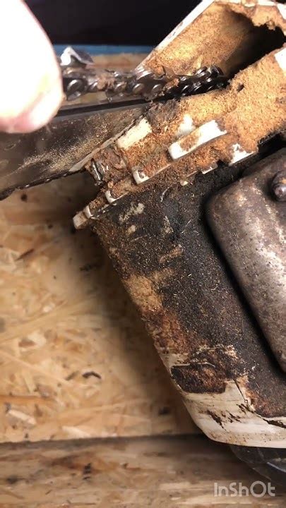 Как натянуть цепь на бензопиле Штиль Stihl без заводского ключа # ...