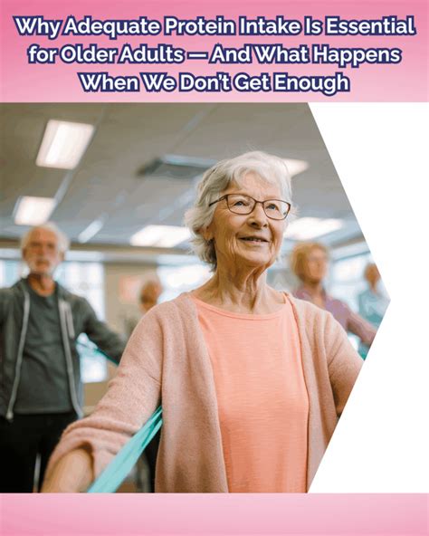 adequate protein intake  essential  older adults