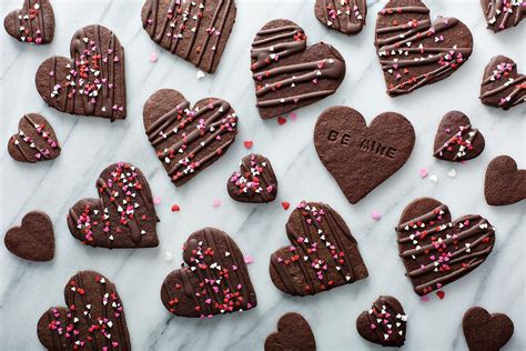 Chocolate Cut-Out Cookies Recipe: An Easy Heart Cookie Recipe for ...