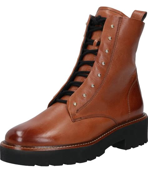 Paul Green Къси ботуши с връзки коняк | AllShoes.BG