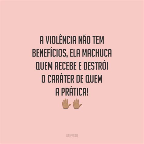 Frase Contra A Violência