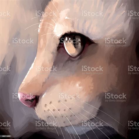Gato Pintura De Rosto - Vetores de Pintura Digital De Arte De Rosto De Gato e mais imagens de ...
