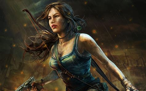 Rise of the Tomb Raider (jogo) - Lara Croft (garota arqueira) 2K baixar