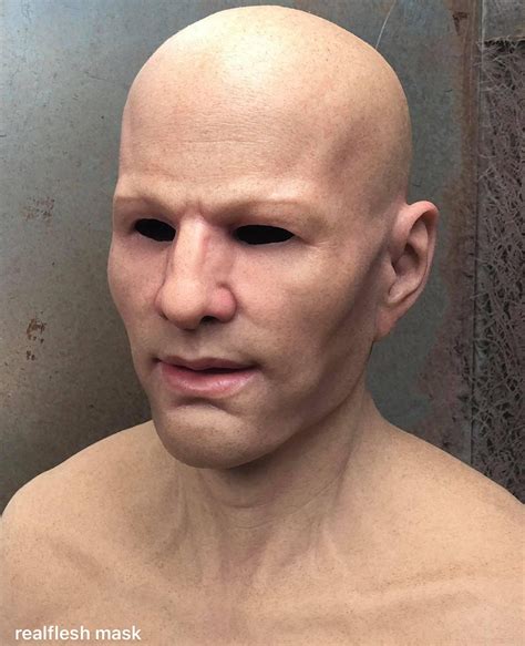 silicone mask  man realistic silicone mask realflesh mask etsy