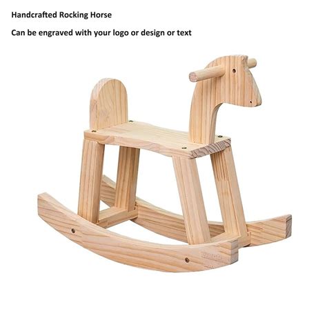 Wooden Rocking Horse Birthday Baby Rocking Horse Wood Rocking Horse ...