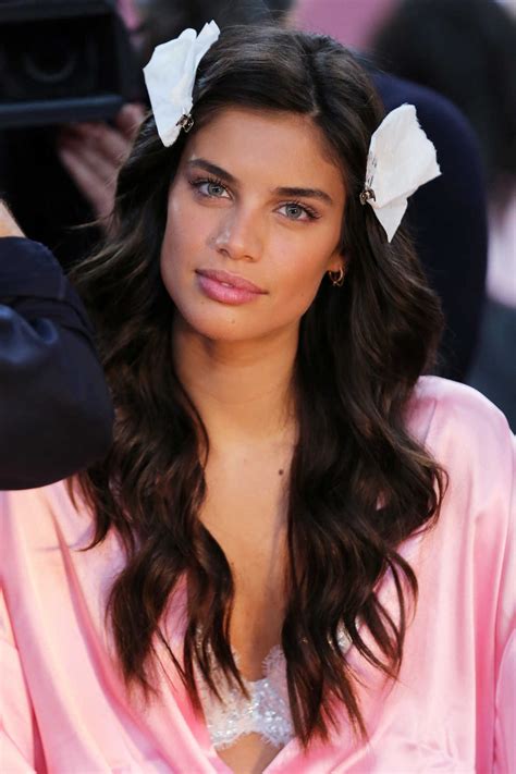 Sara Sampaio at the 2016 Victoria’s Secret Fashion Show Backstage in