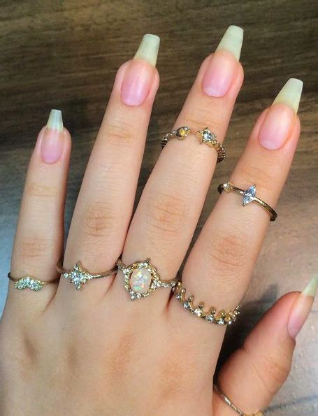35+ Healthy Natural Long Nails for Inspo - ♡ July Blossom