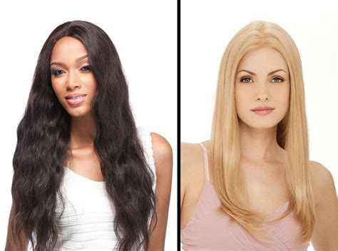 synthetic hair  human hair   distinguish