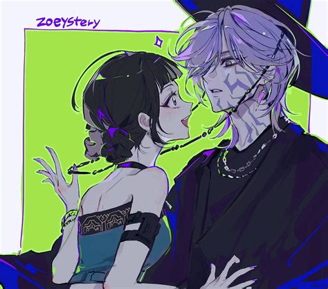 zoey and mystery (kpop demon hunters) drawn by evl_1230 | Danbooru