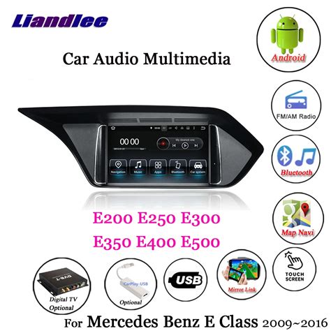 Liandlee Car Android 7.1 For Mercedes Benz E200 E250 E300 E350 E400 ...