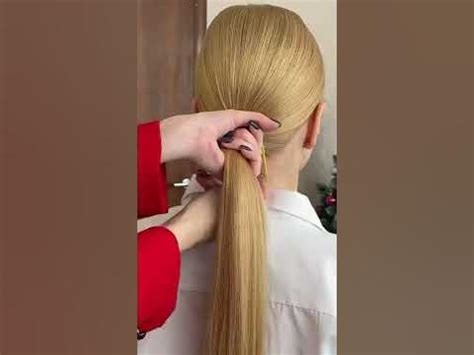 ПРИЧЁСКА \ НИЗКИЙ ХВОСТ - YouTube