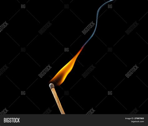 burning match image photo  trial bigstock
