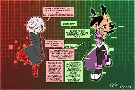 sage and nicole the holo-lynx (sonic and 2 more) drawn by b1uewhirlwind