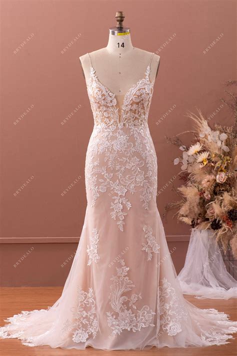 champagne wedding dress 7