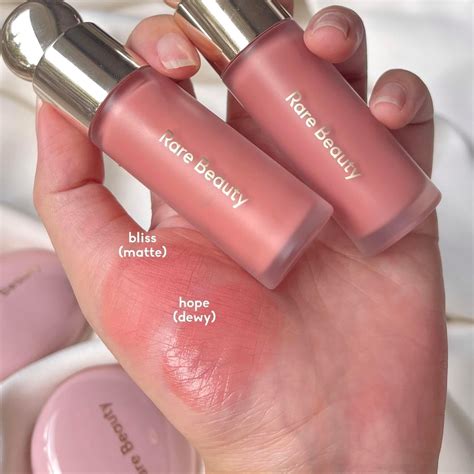 kem ma rare beauty liquid blush mini ml  hope