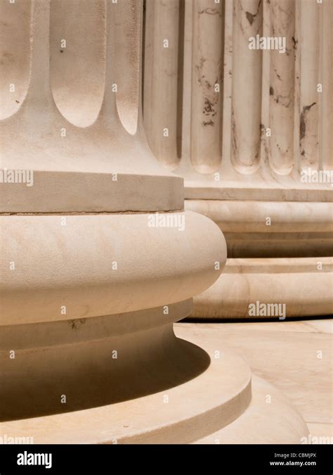 Ionic Column Base Stock Photo - Alamy